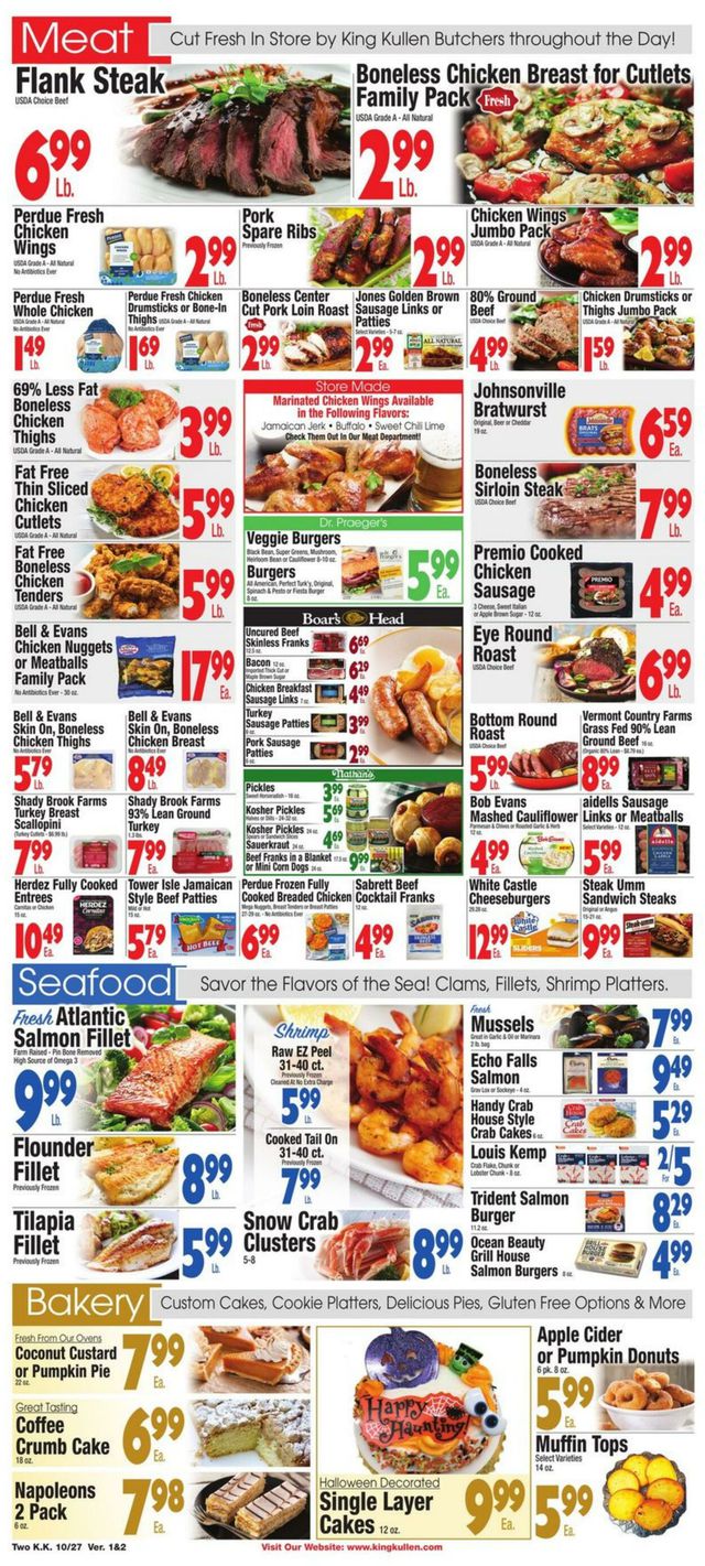 King Kullen Ad from 10/27/2023