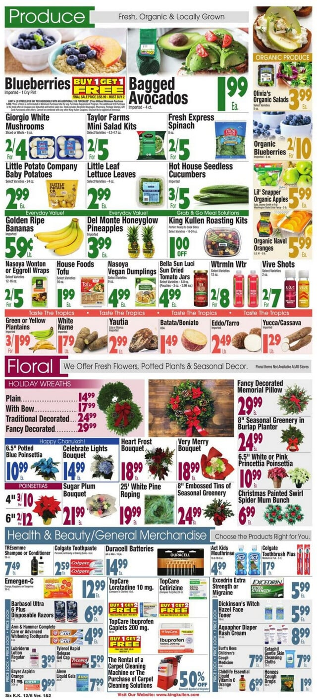 King Kullen Ad from 12/08/2023