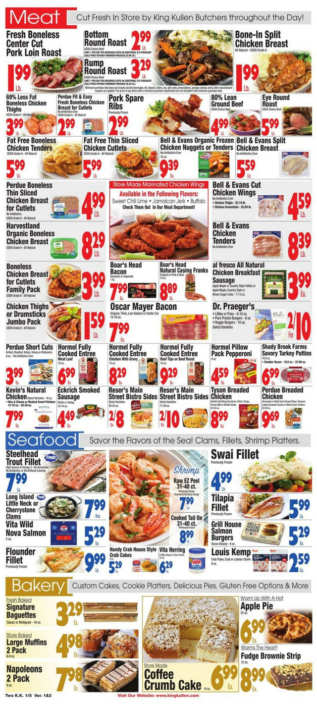 King Kullen Ad from 01/05/2024