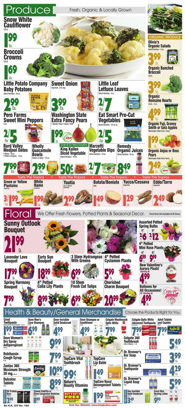 King Kullen Ad from 02/02/2024