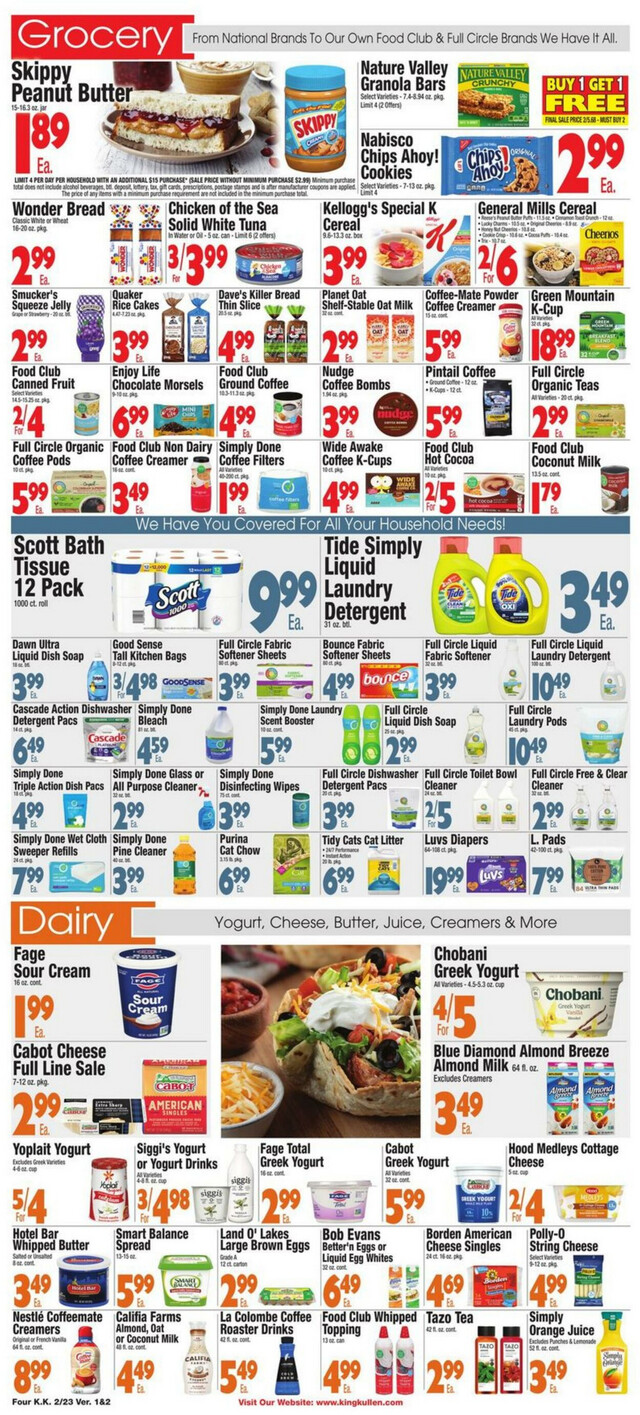 King Kullen Ad from 02/23/2024