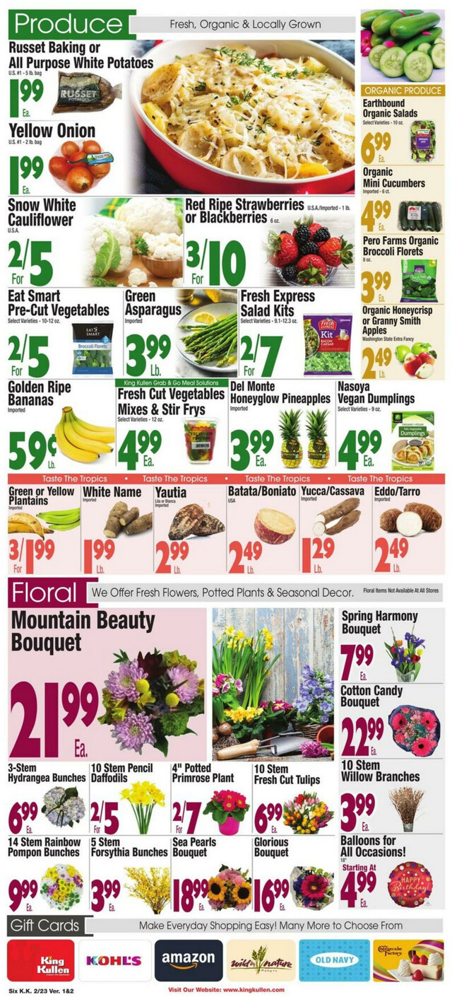 King Kullen Ad from 02/23/2024