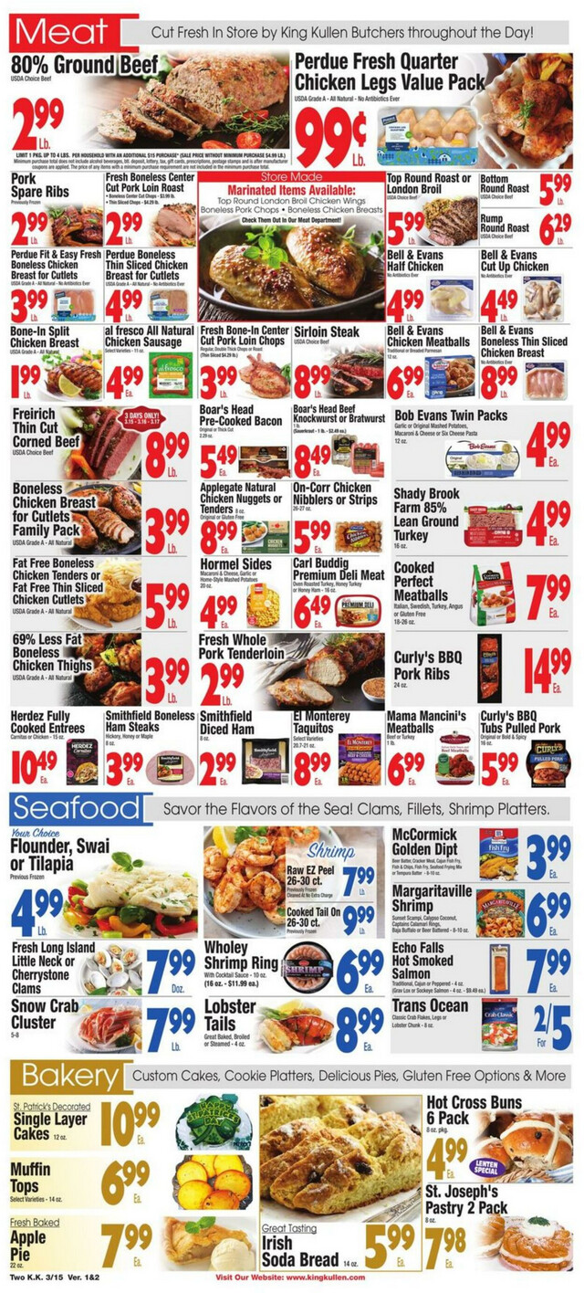 King Kullen Ad from 03/15/2024