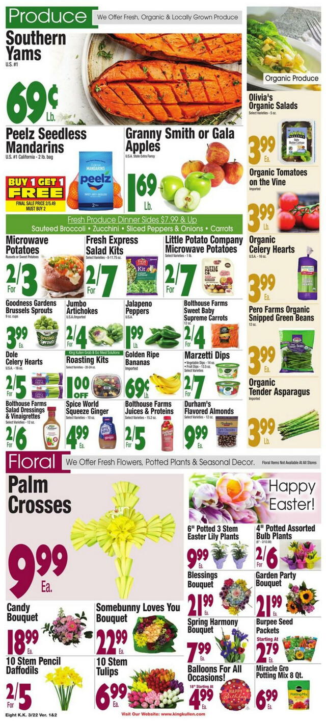 King Kullen Ad from 03/22/2024