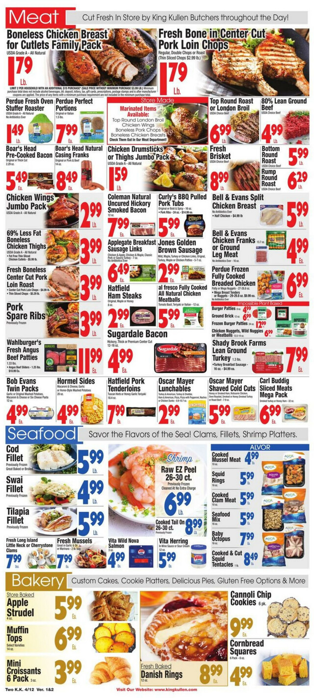 King Kullen Ad from 04/12/2024