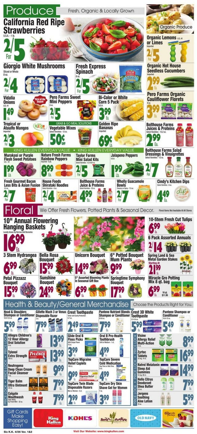 King Kullen Ad from 04/26/2024