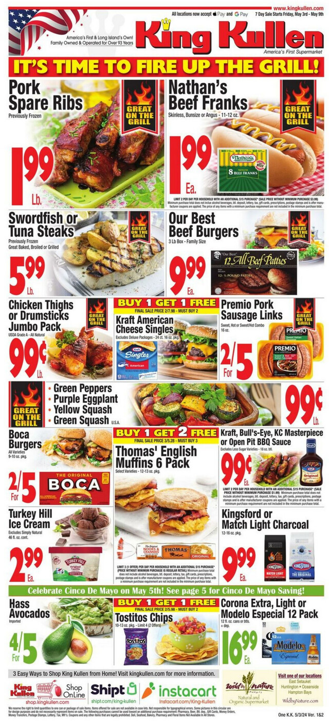 King Kullen Ad from 05/03/2024