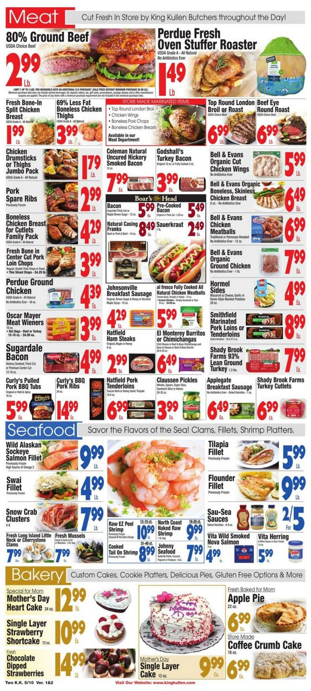 King Kullen Ad from 05/10/2024