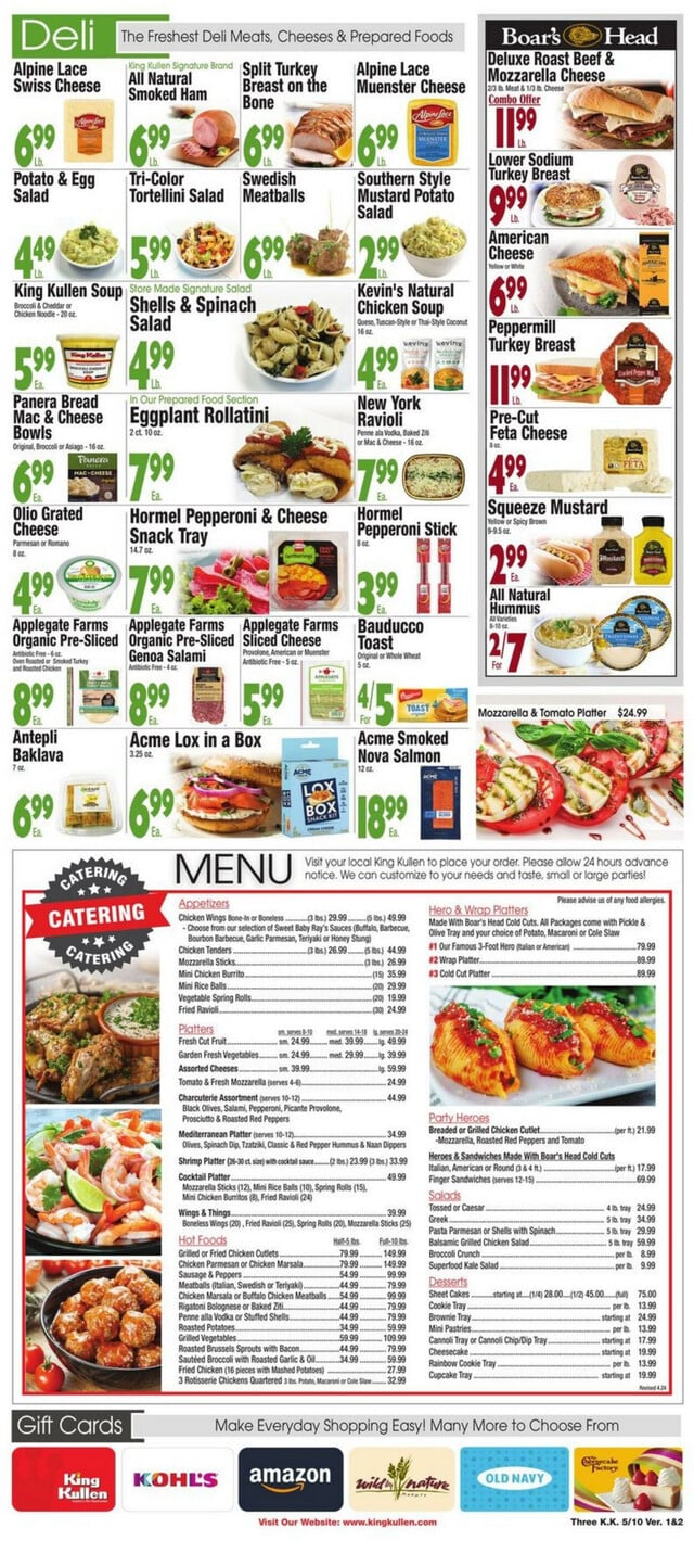 King Kullen Ad from 05/10/2024