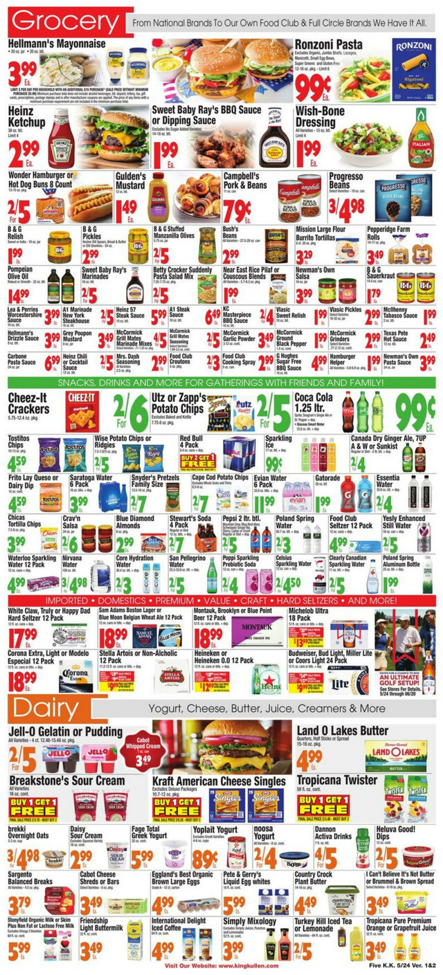 King Kullen Ad from 05/24/2024