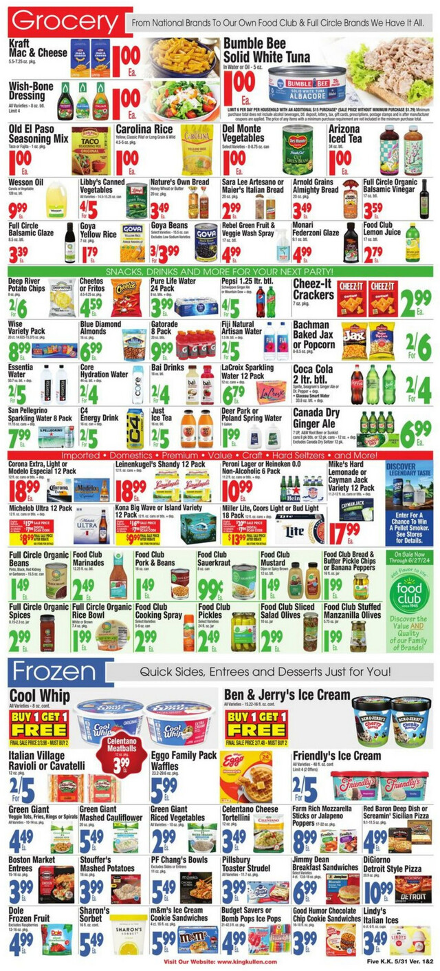 King Kullen Ad from 05/31/2024