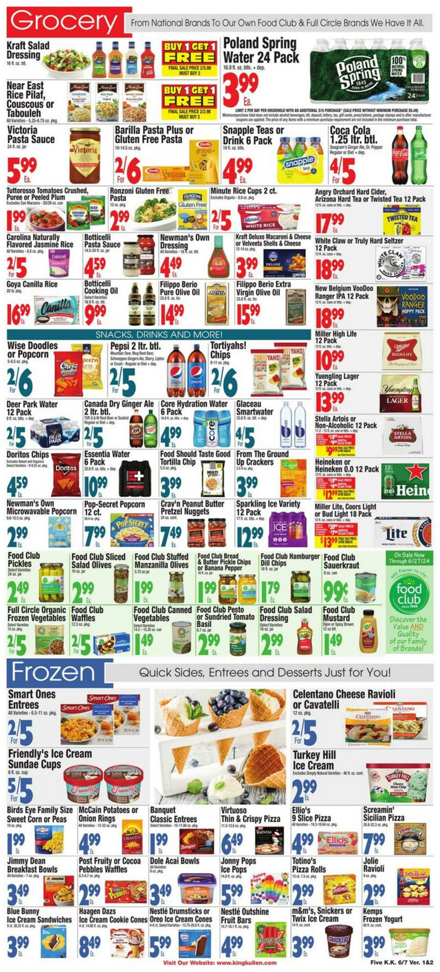 King Kullen Ad from 06/07/2024