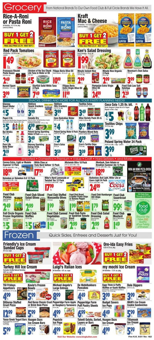 King Kullen Ad from 06/21/2024