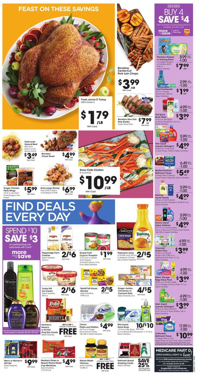 King Soopers Ad from 11/20/2019