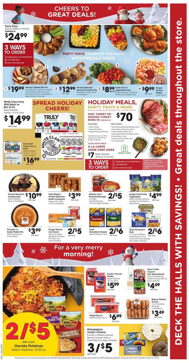 King Soopers Ad from 12/18/2019