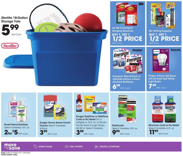 King Soopers Ad from 02/19/2020