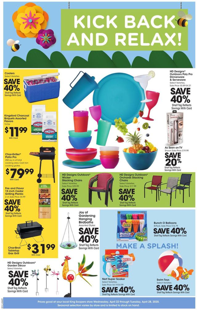 King Soopers Ad from 04/22/2020