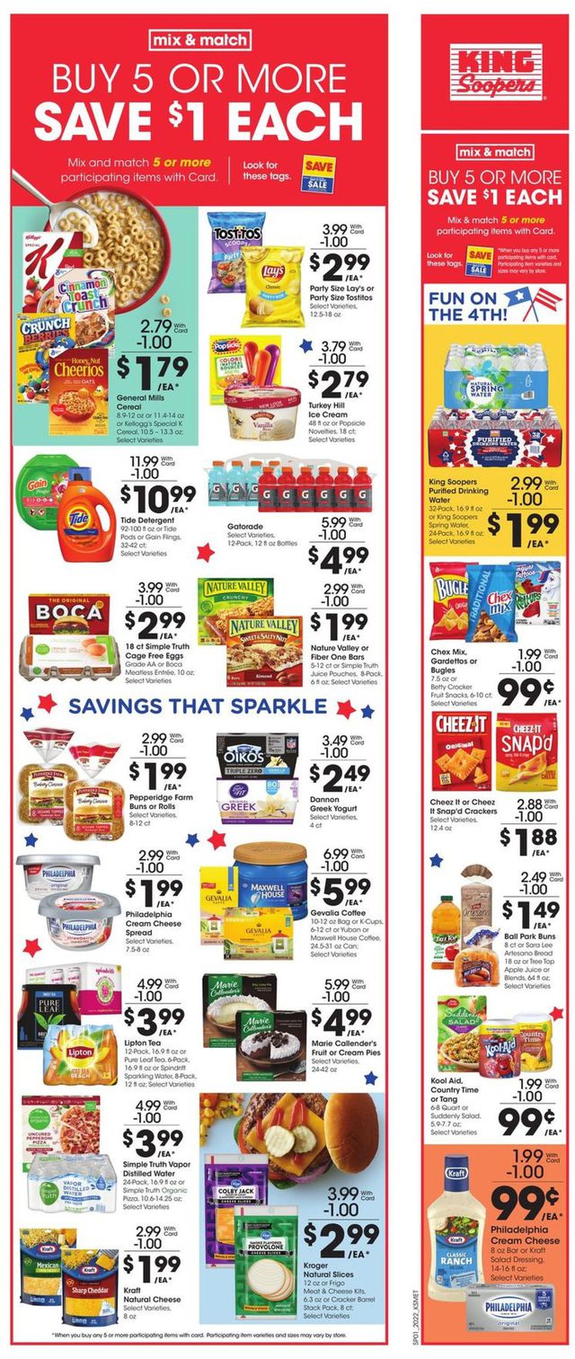 King Soopers Ad from 07/01/2020