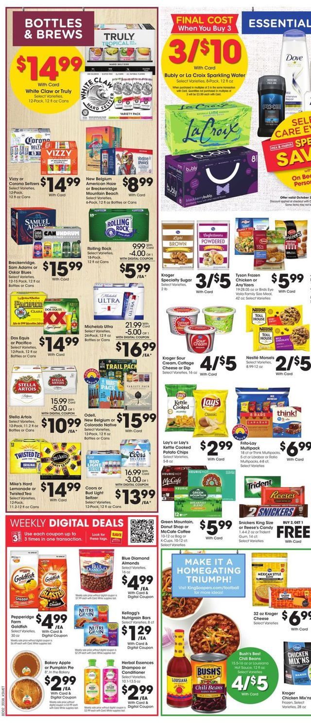 King Soopers Ad from 10/21/2020