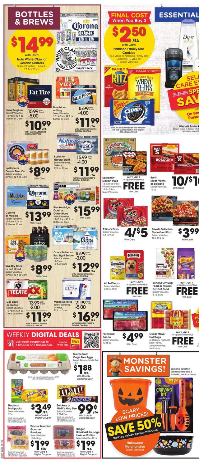 King Soopers Ad from 10/28/2020