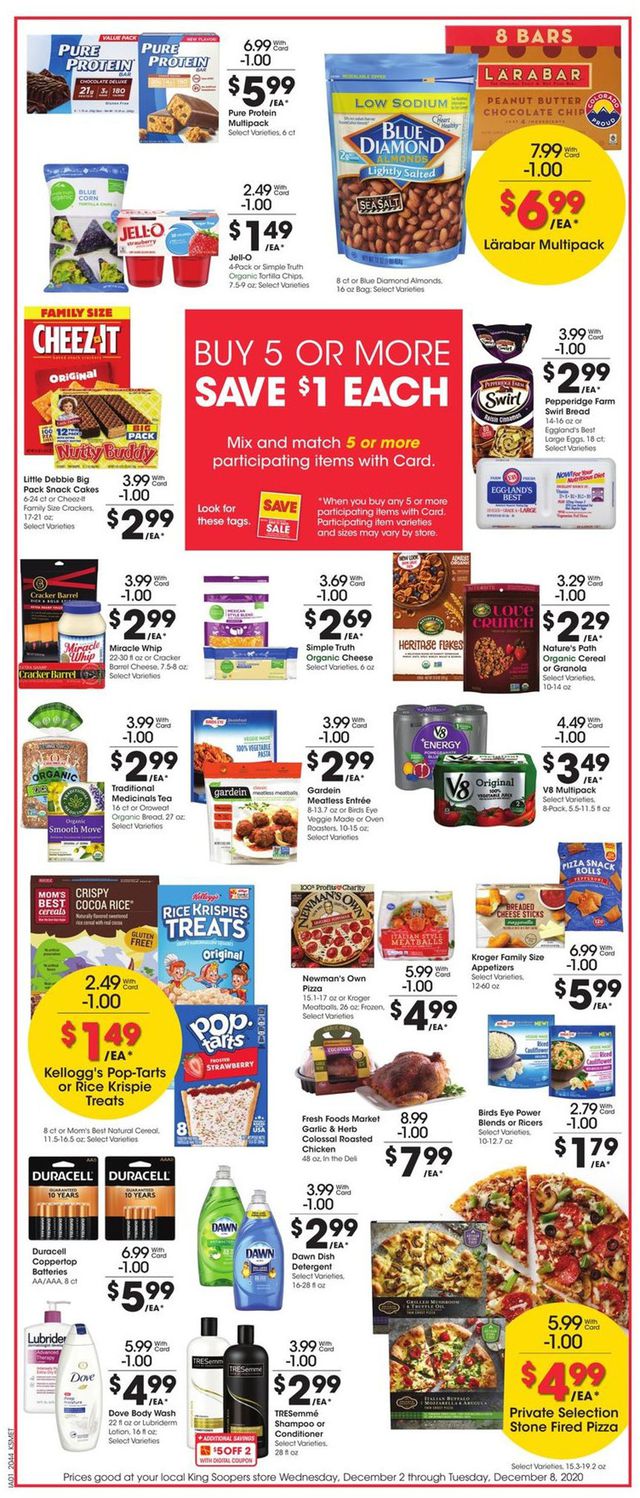 King Soopers Ad from 12/02/2020
