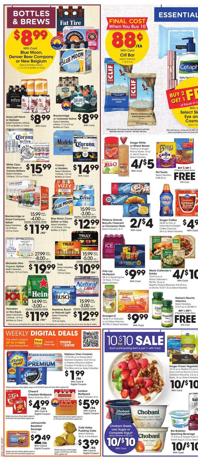 King Soopers Ad from 02/10/2021