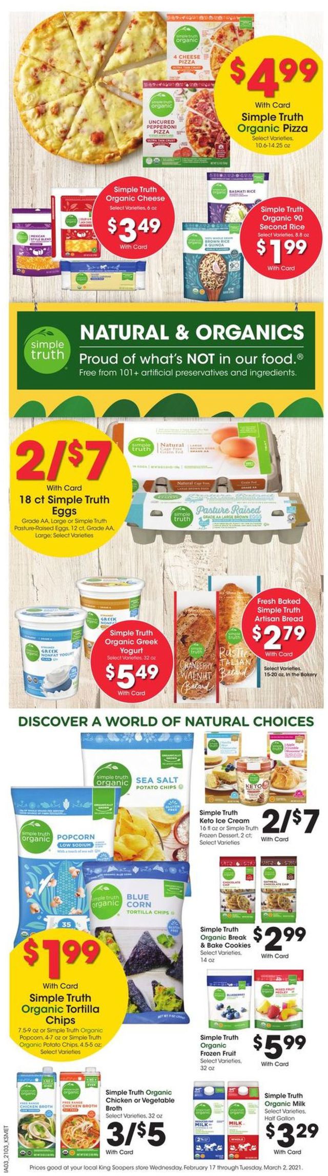 King Soopers Ad from 02/24/2021
