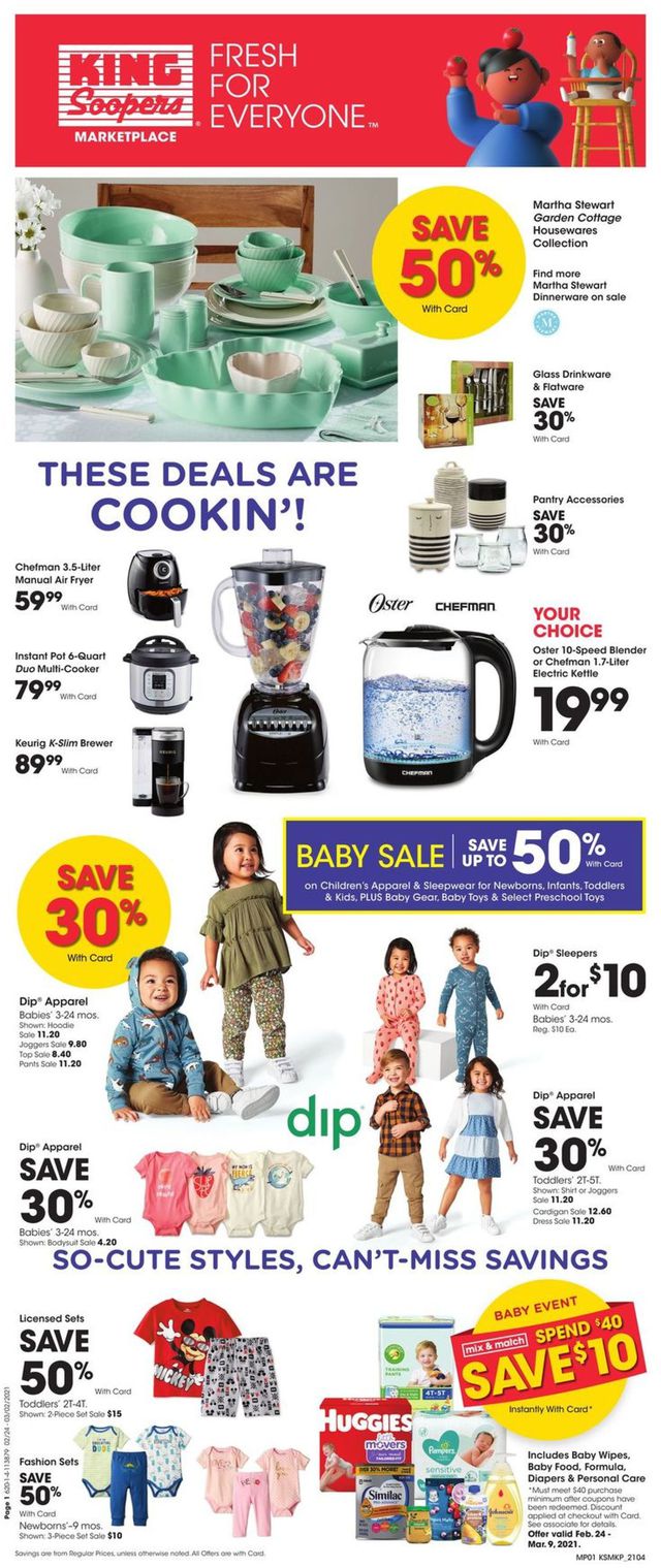 King Soopers Ad from 02/24/2021