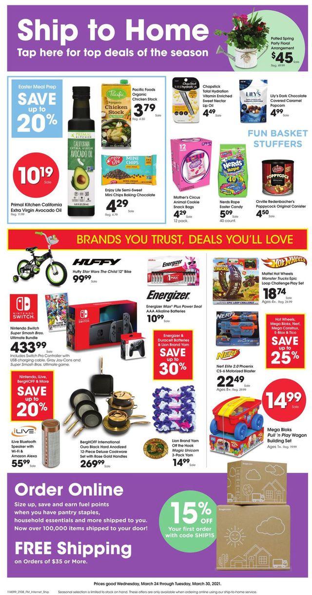 King Soopers Ad from 03/24/2021