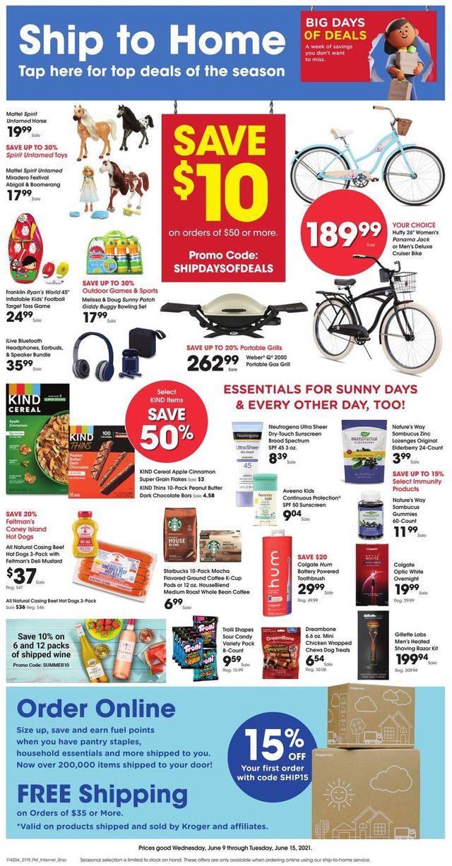 King Soopers Ad from 06/09/2021
