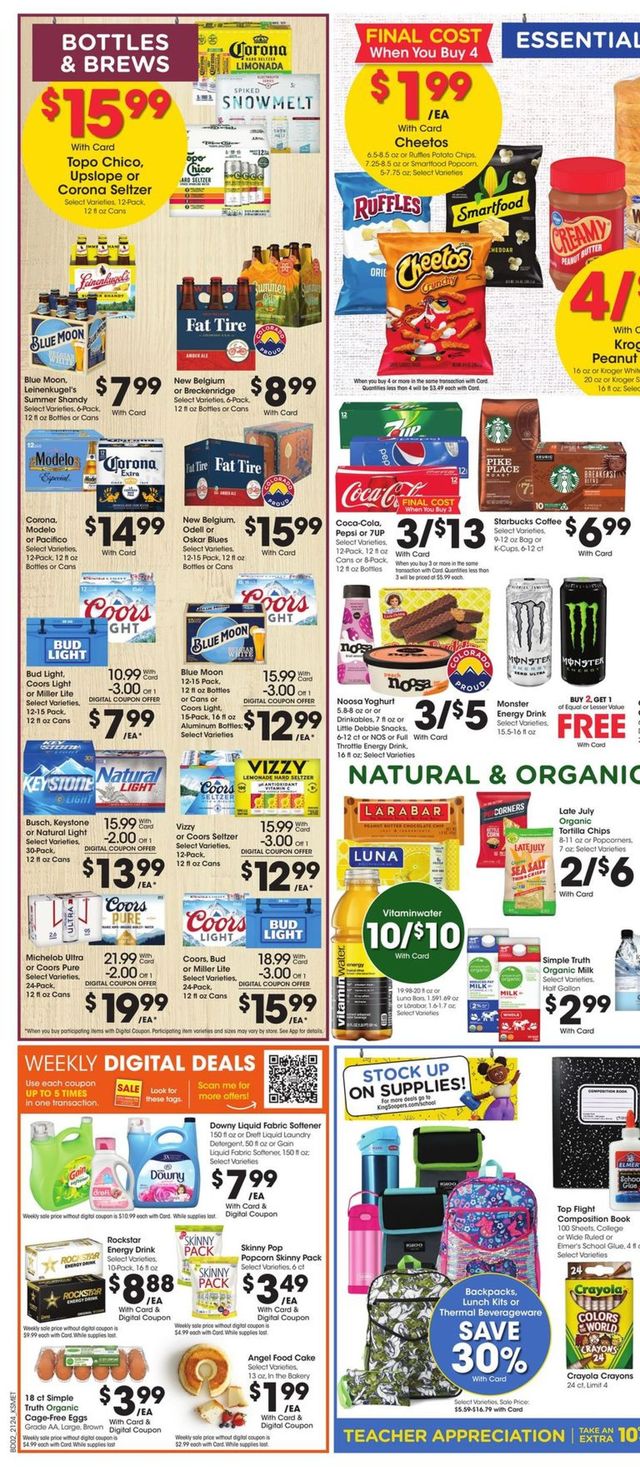 King Soopers Ad from 07/14/2021