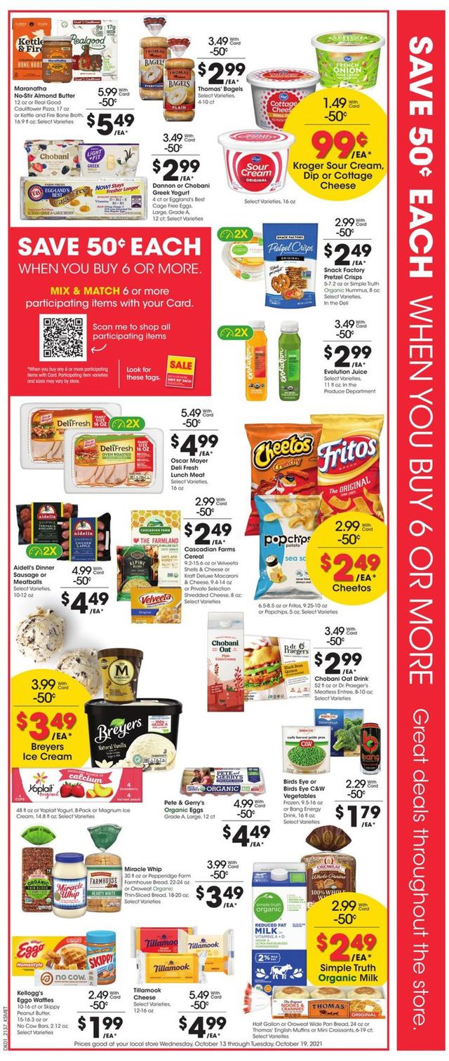 King Soopers Ad from 10/13/2021