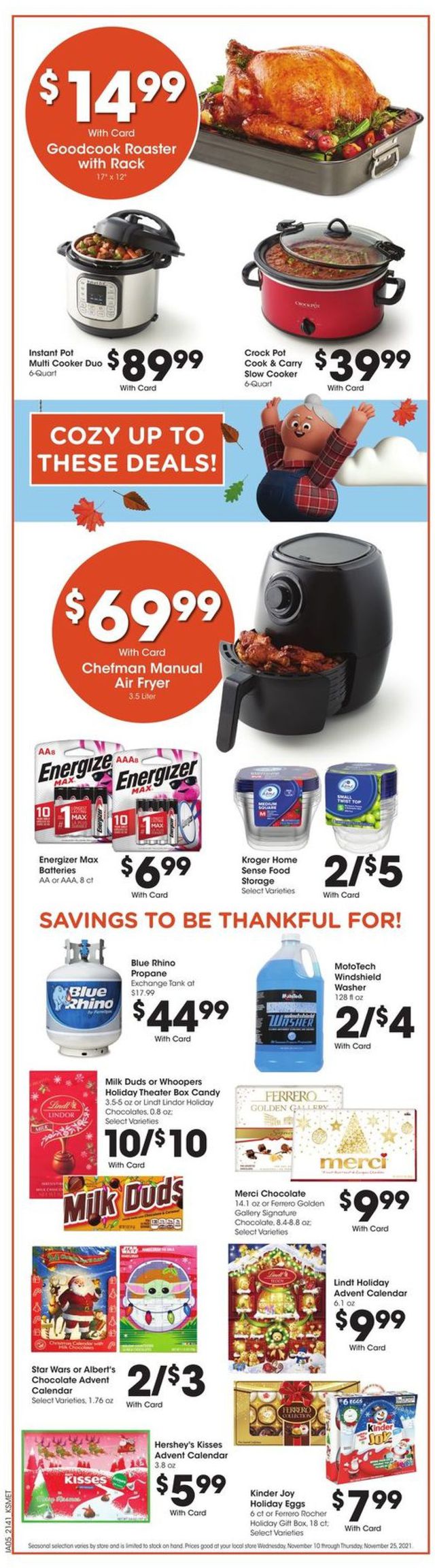 King Soopers Ad from 11/17/2021