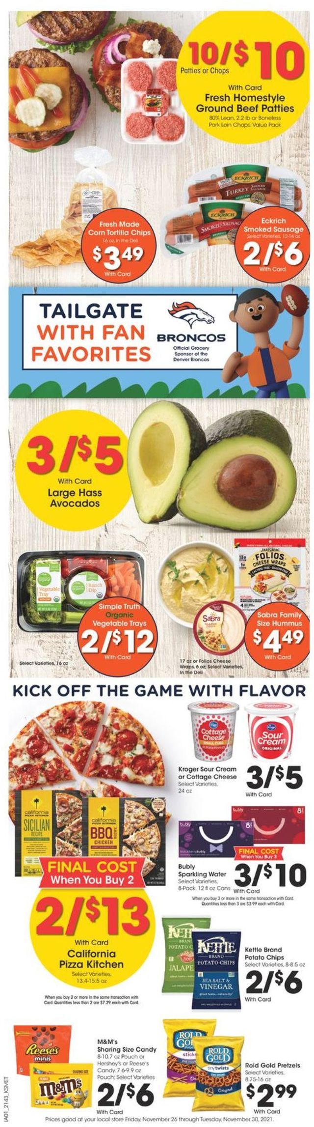 King Soopers Ad from 11/26/2021