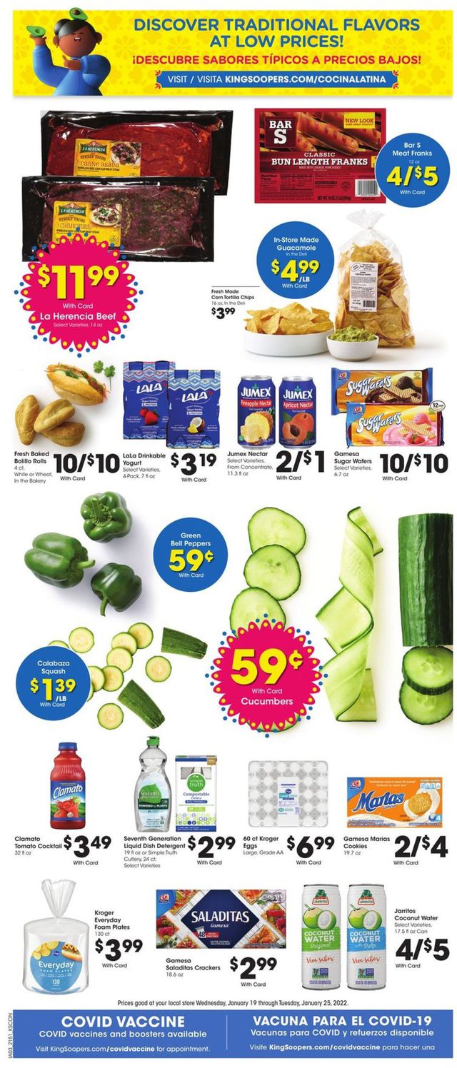 King Soopers Ad from 01/19/2022