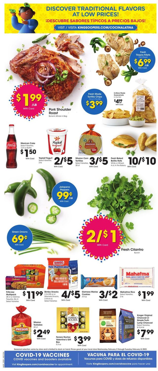 King Soopers Ad from 02/02/2022