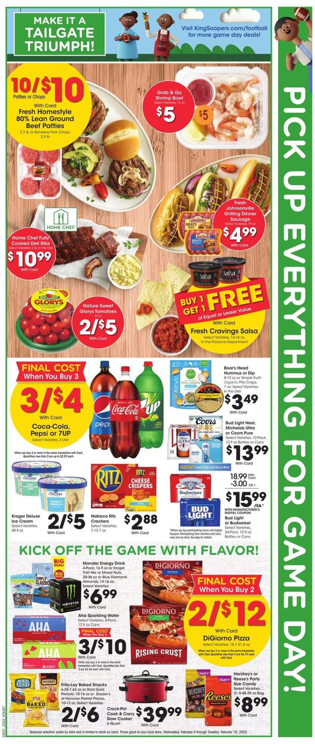 King Soopers Ad from 02/09/2022
