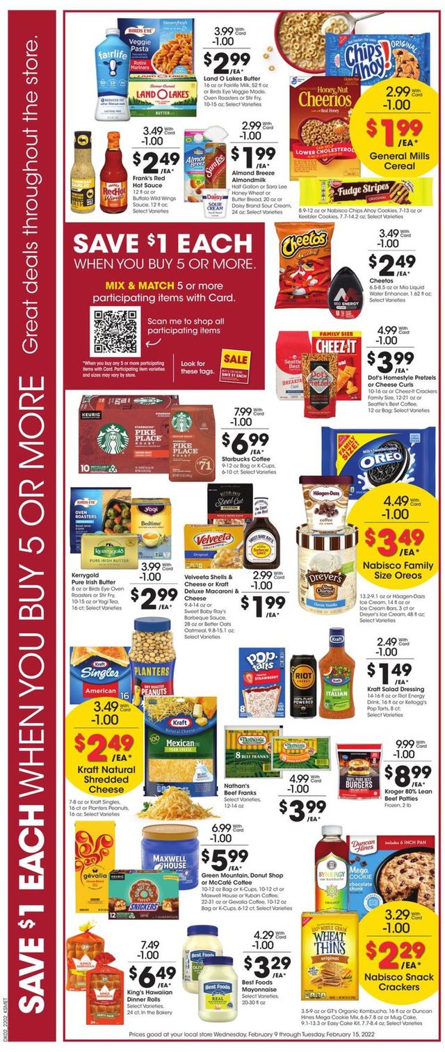 King Soopers Ad from 02/09/2022