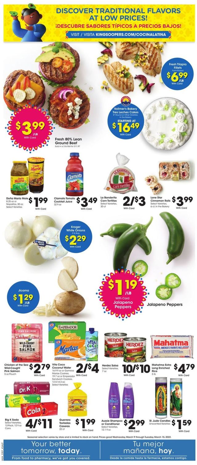 King Soopers Ad from 03/16/2022