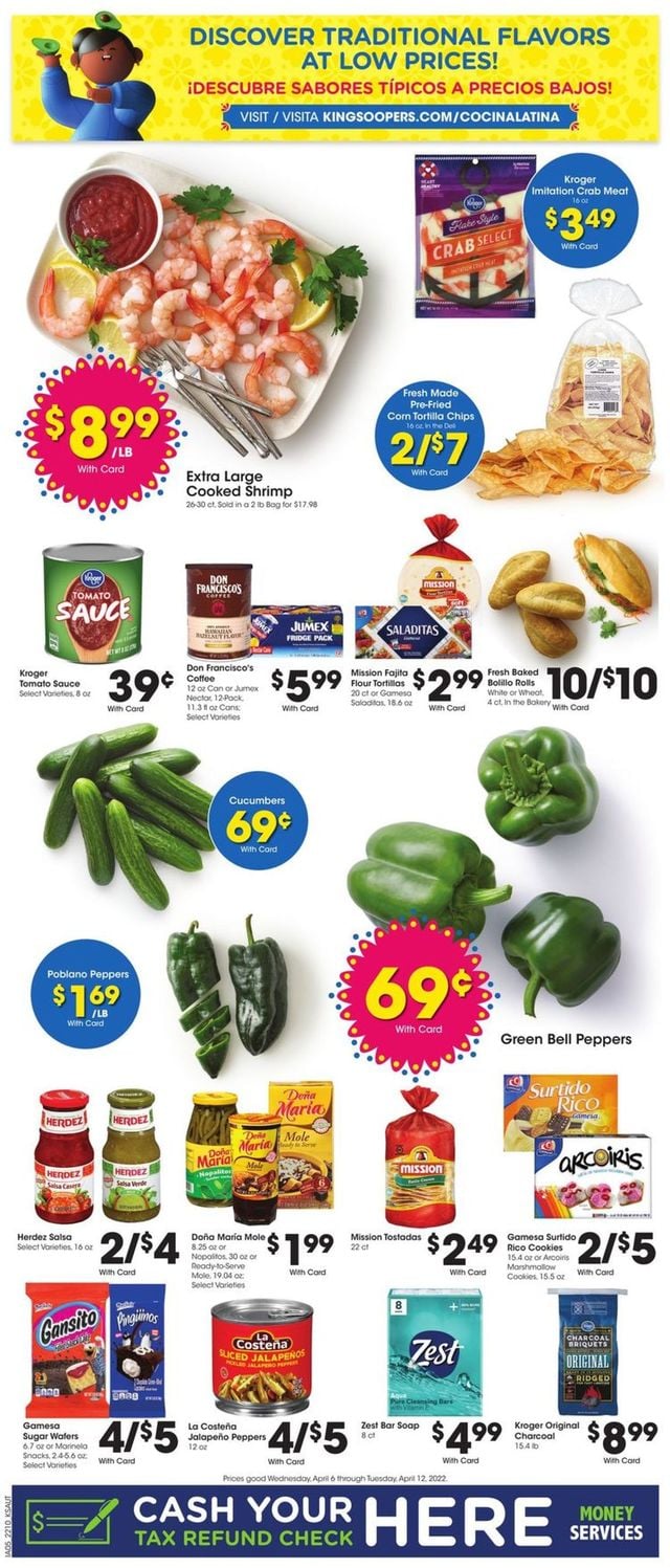 King Soopers Ad from 04/06/2022