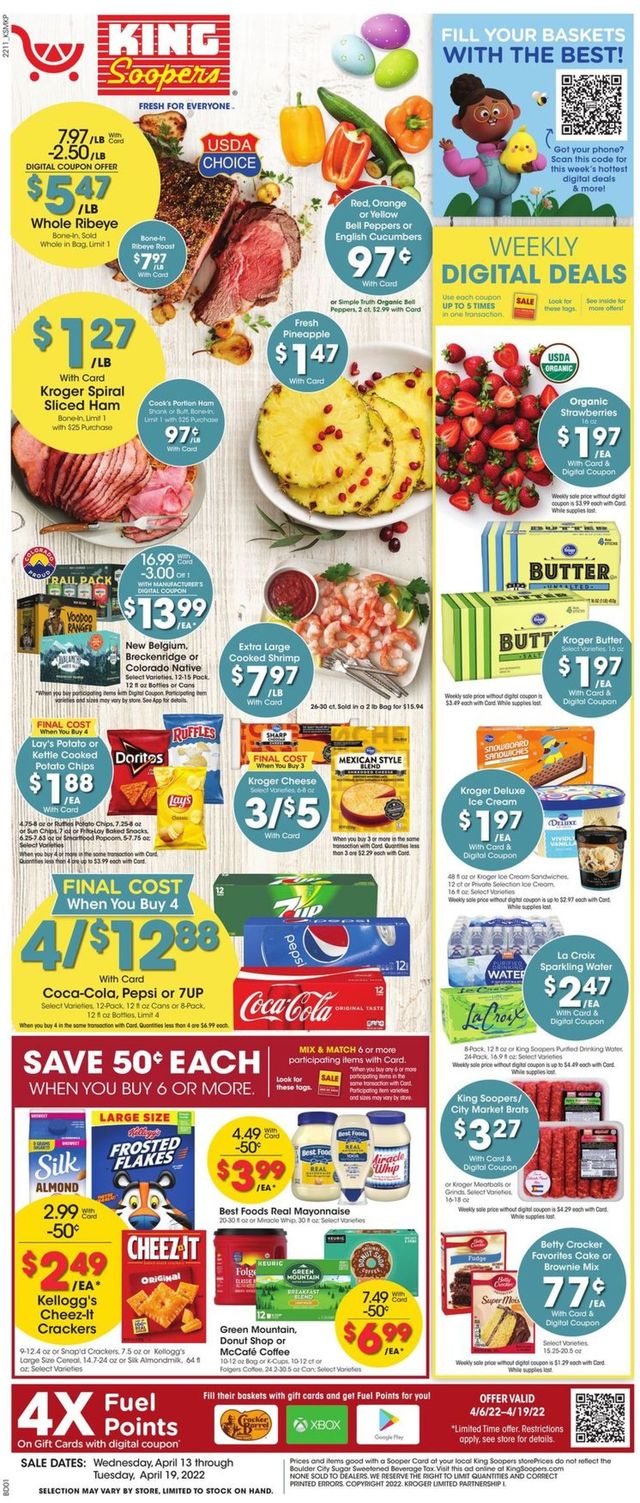 King Soopers Ad from 04/13/2022