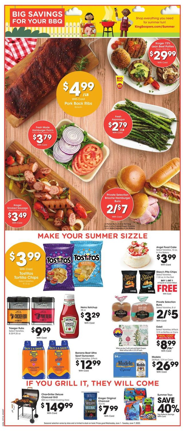 King Soopers Ad from 06/01/2022