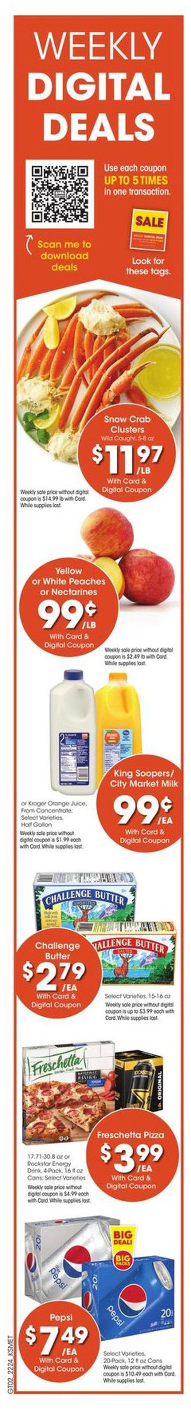 King Soopers Ad from 07/13/2022