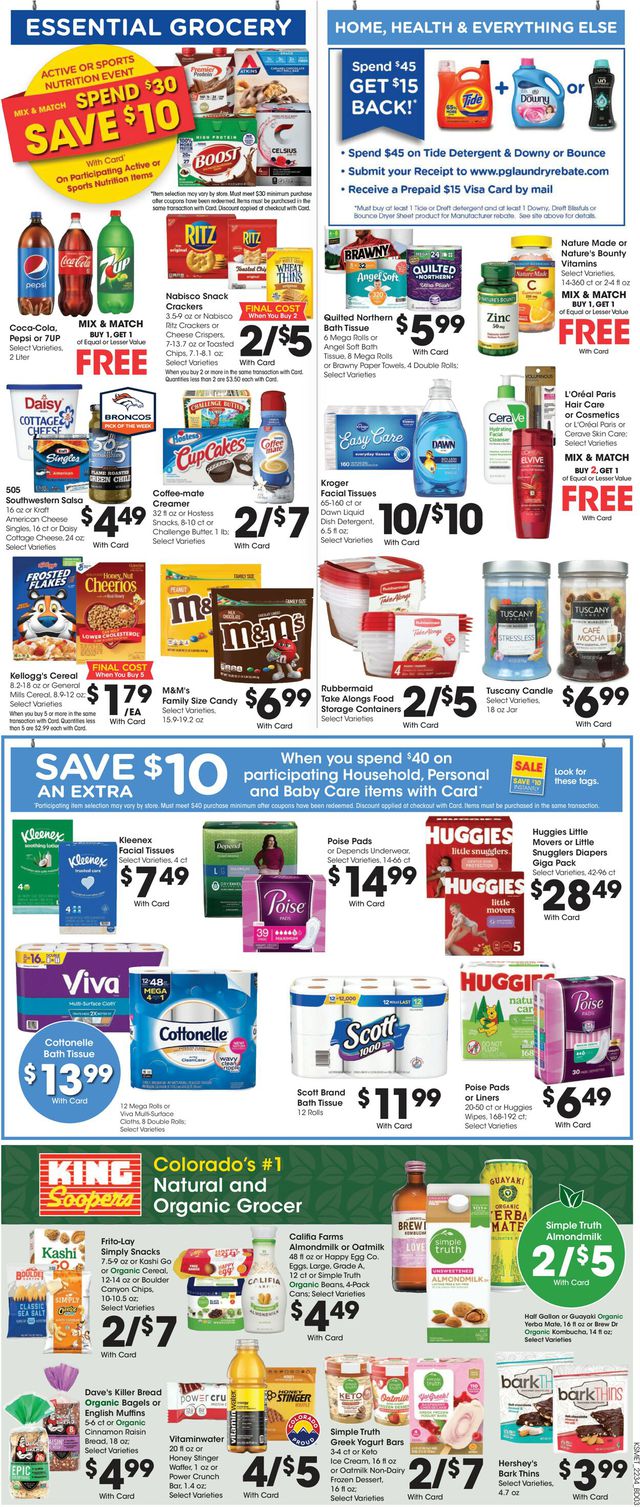 King Soopers Ad from 09/21/2022