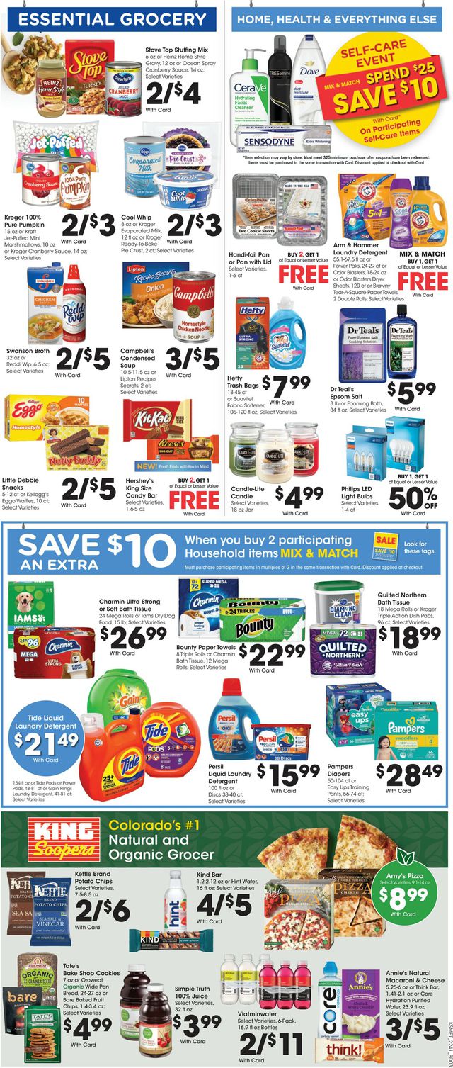 King Soopers Ad from 11/09/2022