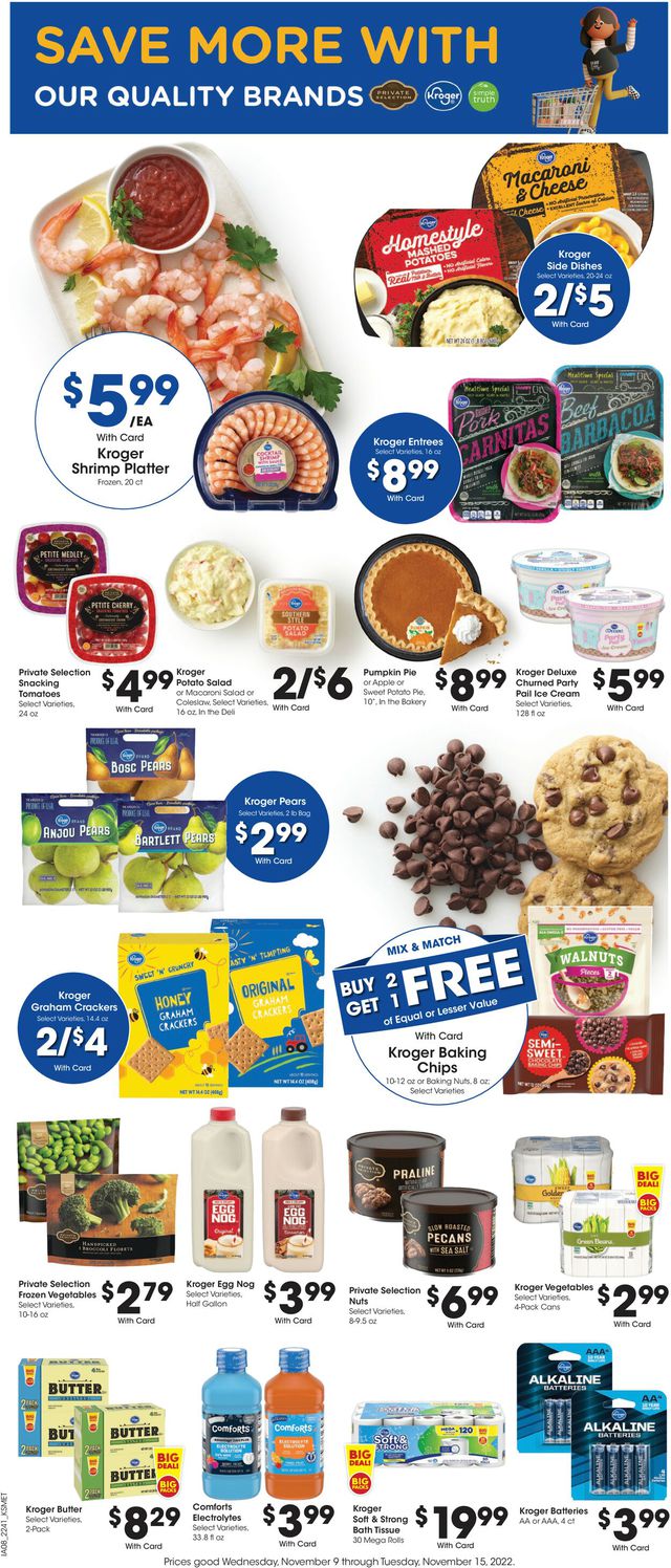 King Soopers Ad from 11/09/2022