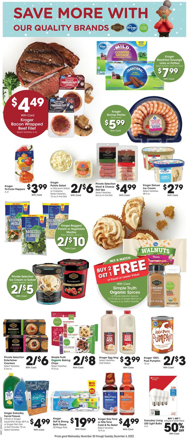 King Soopers Ad from 11/30/2022