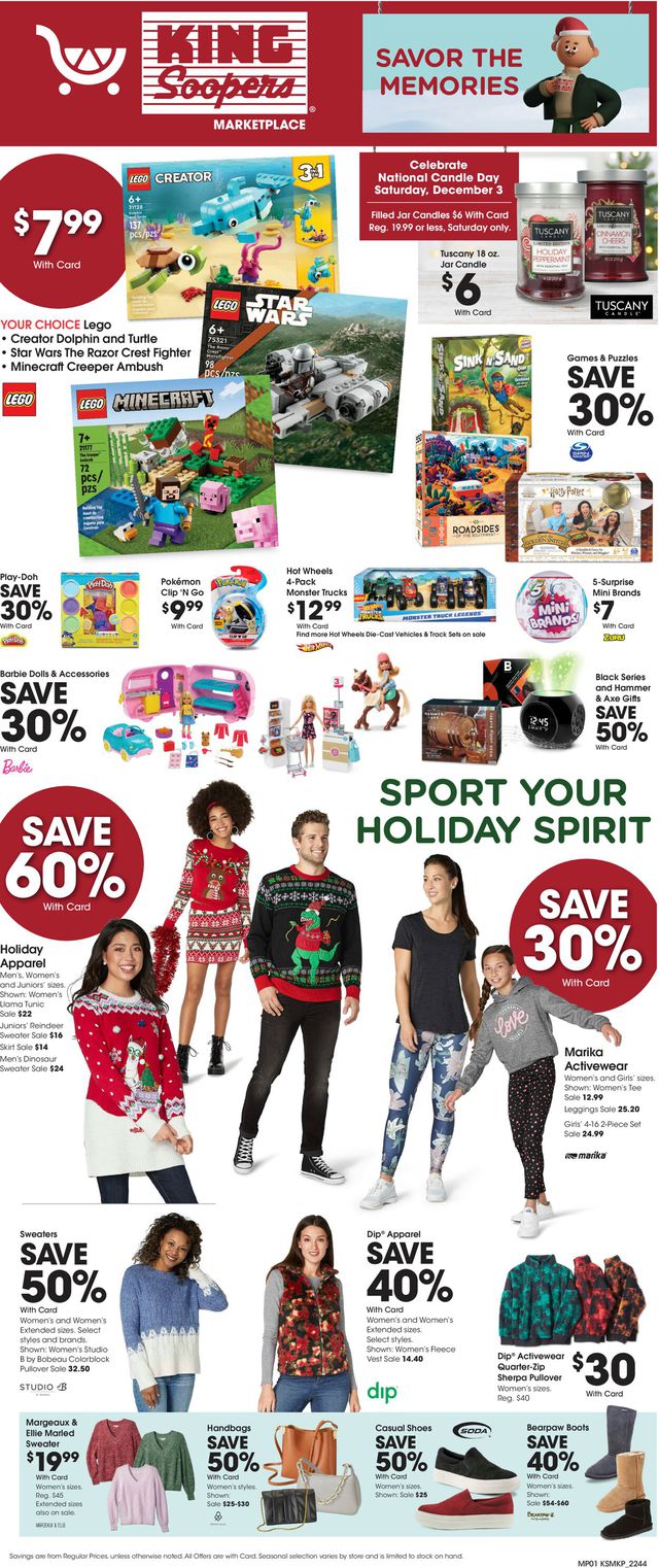 King Soopers Ad from 11/30/2022