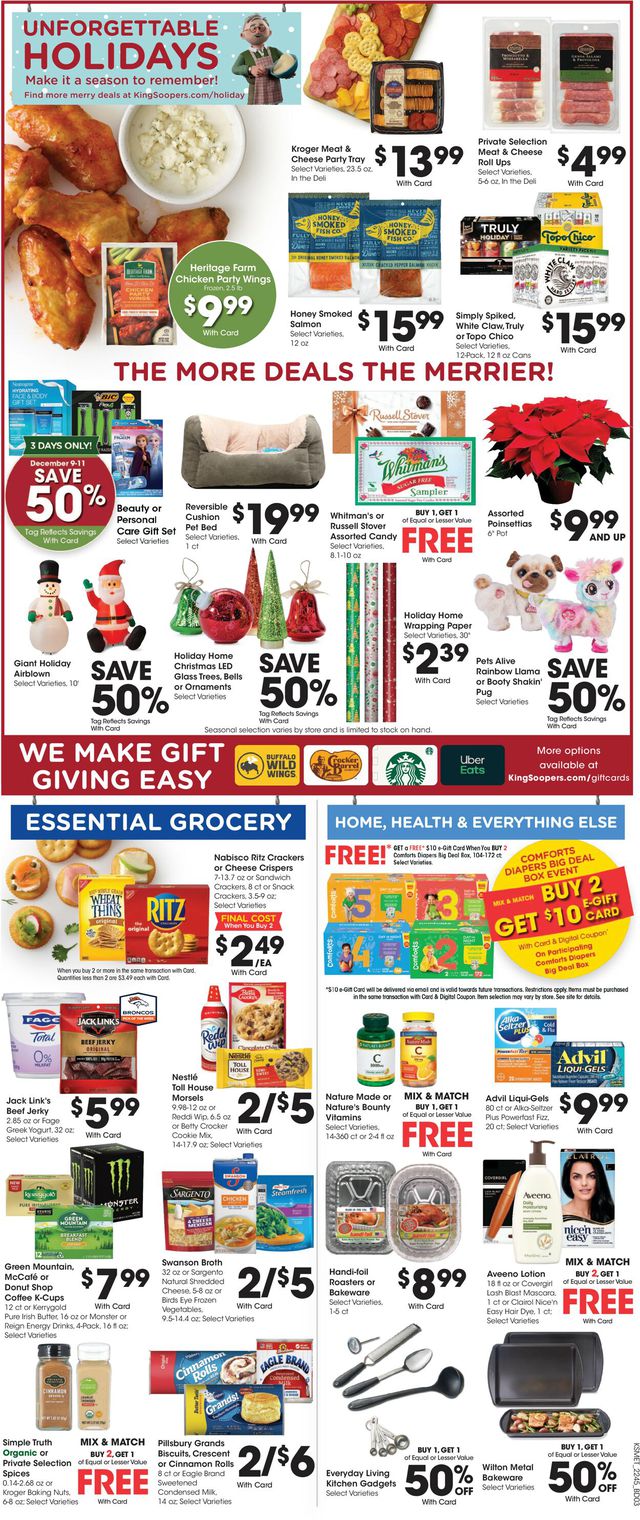 King Soopers Ad from 12/07/2022