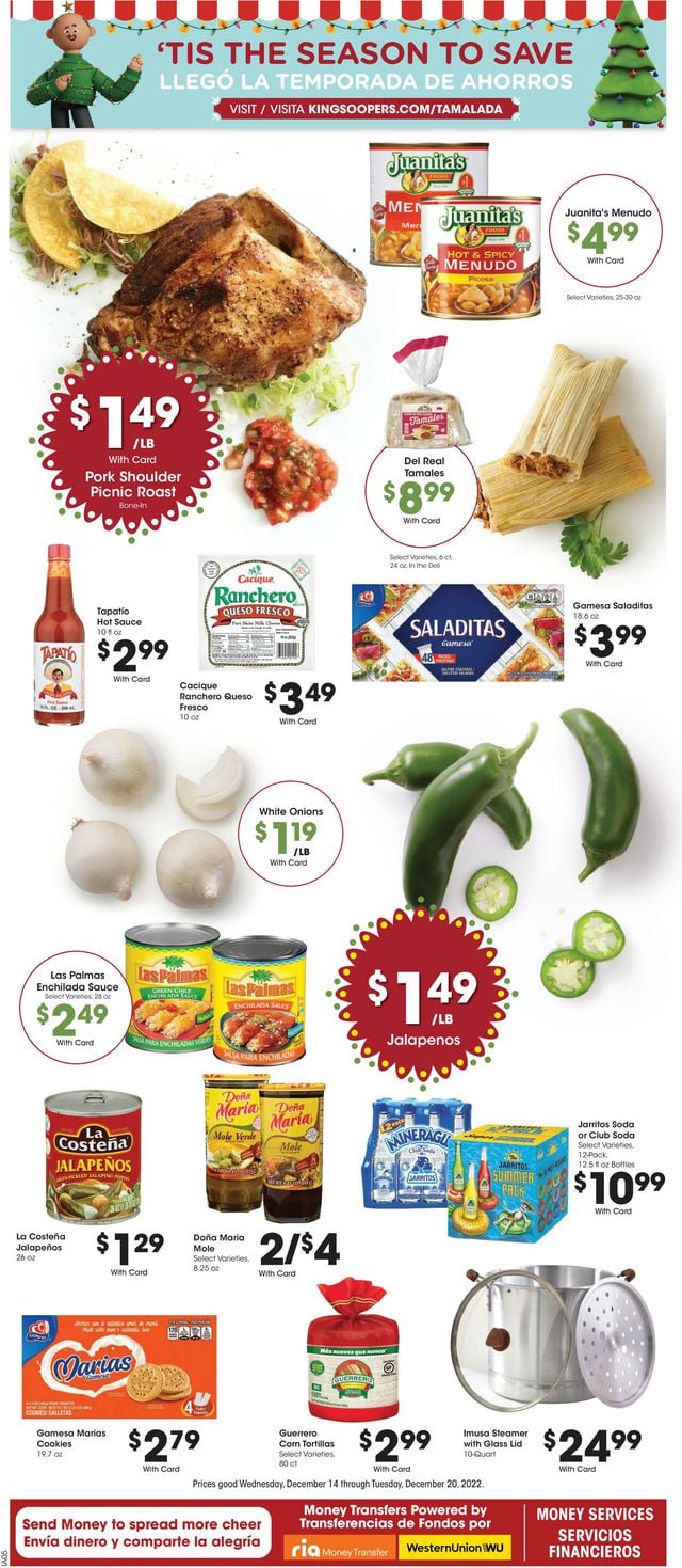 King Soopers Ad from 12/14/2022